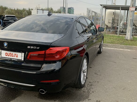 2019 BMW 5 серии 530d xDrive VII (G30/G31/G38), чёрный, 4500000 рублей - вид 8