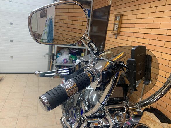 2008 Harley-Davidson Road King, синий, 1600000 рублей - вид 8