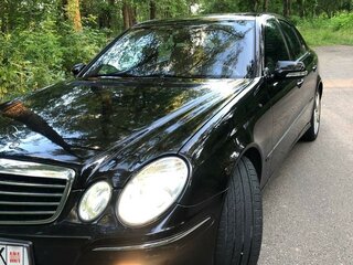 2007 Mercedes-Benz E-Класс 200 NGT III (W211, S211) Рестайлинг, чёрный, 1050000 рублей, вид 2