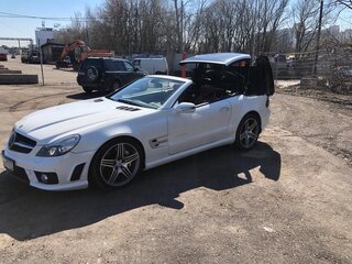 2008 Mercedes-Benz SL-Класс AMG 63 AMG II (R230) Рестайлинг 2, белый, 6000000 рублей, вид 5