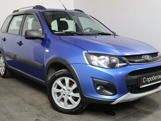 2017 Lada (ВАЗ) Kalina Cross II, синий, 599000 рублей, вид 1