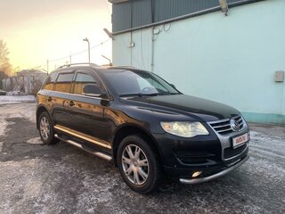 2007 Volkswagen Touareg I Рестайлинг, чёрный, 1750000 рублей, вид 3
