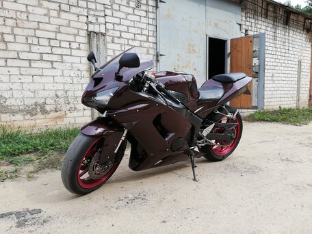2006 Kawasaki ZX-6 Ninja, коричневый, 385278 рублей, вид 2