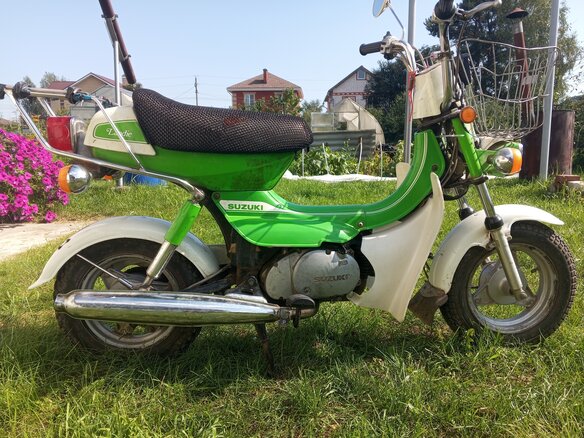 1979 Suzuki RV 50, зелёный, 77000 рублей - вид 3