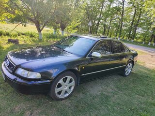 1998 Audi A8 I (D2), чёрный, 550000 рублей, вид 2