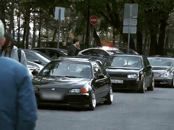 1992 Honda Civic V, чёрный - вид 6