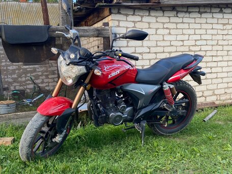 2014 Stels Flame 200, красный, 85000 рублей, вид 2