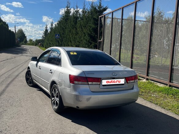 2005 Hyundai Sonata V (NF), серебристый, 430000 рублей - вид 9