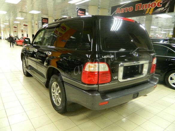 2006 Lexus LX 470 II Рестайлинг, чёрный - вид 4