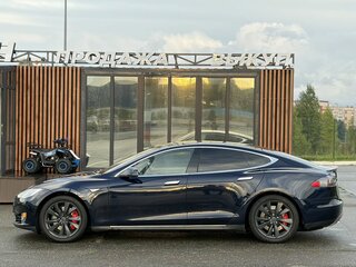 2015 Tesla Model S P85D I, синий, 2400000 рублей, вид 4
