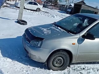 2008 Lada (ВАЗ) Kalina I, серебристый, 180000 рублей, вид 2