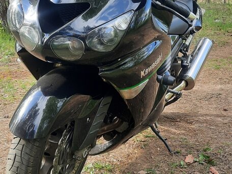 2006 Kawasaki ZZR 1400, чёрный, 700000 рублей, вид 5