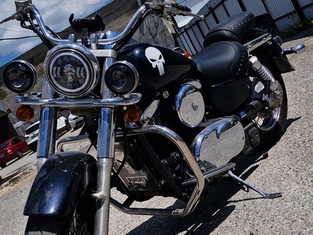 2000 Kawasaki VN1500 Vulcan, чёрный, 430000 рублей, вид 3