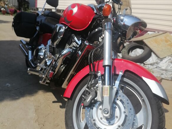 2002 Honda VTX 1800, красный, 660000 рублей - вид 6