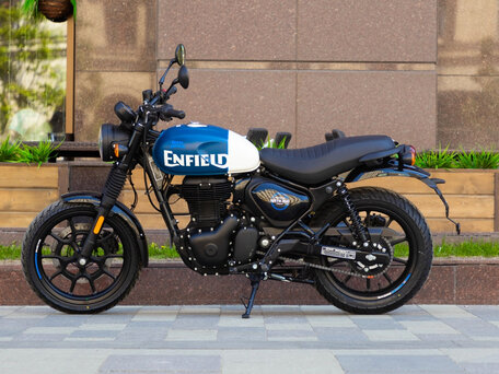 2025 Royal Enfield Hunter, голубой, 439000 рублей, вид 2