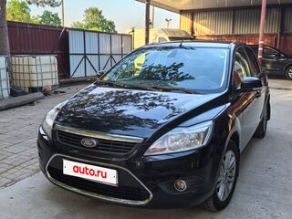 2008 Ford Focus II Рестайлинг, чёрный, 570000 рублей, вид 1
