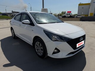2021 Hyundai Solaris II Рестайлинг, белый, 1030000 рублей, вид 3