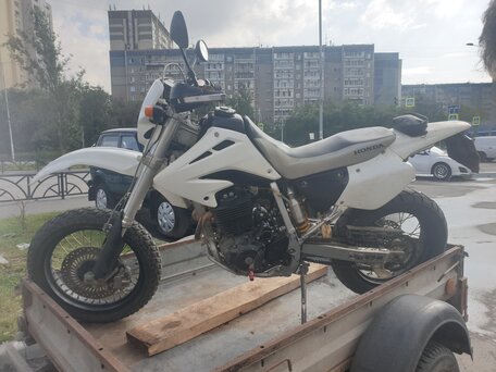 2007 Honda XR 400, белый, 320000 рублей, вид 1