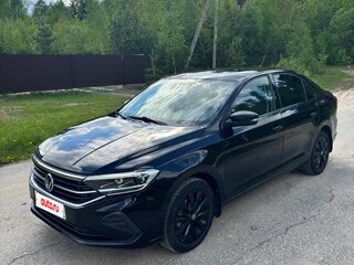 2022 Volkswagen Polo VI, чёрный, 1600000 рублей, вид 1