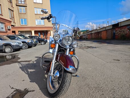 2014 Harley-Davidson Heritage, пурпурный, 1200000 рублей, вид 2