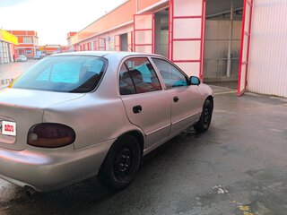 1997 Hyundai Accent I, серебристый, 299000 рублей, вид 3