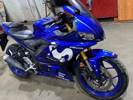 2019 Yamaha YZF-R25, синий, 470000 рублей, вид 2