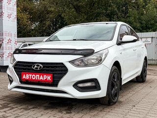 2019 Hyundai Solaris II, белый, 959000 рублей, вид 4