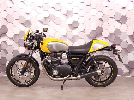 2017 Triumph Street Cup, жёлтый, 599000 рублей, вид 4