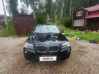 2013 BMW X3 20d xDrive II (F25), чёрный, 1650000 рублей, вид 2