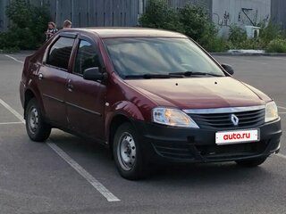 2009 Renault Logan I, красный, 150000 рублей, вид 2