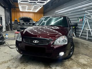 2012 Lada (ВАЗ) Priora I, красный, 550000 рублей, вид 4