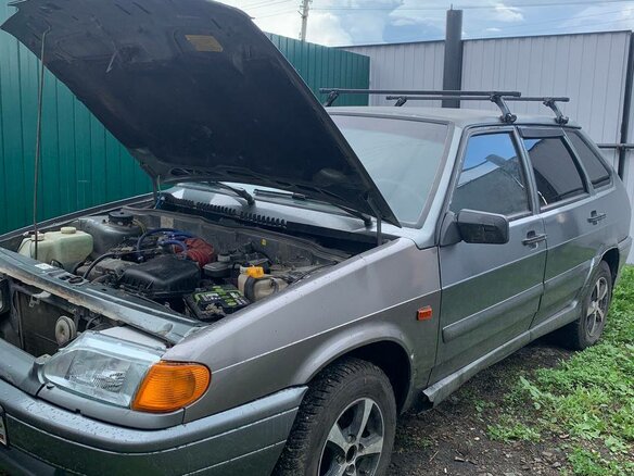 2008 Lada (ВАЗ) 2114, серый, 150000 рублей