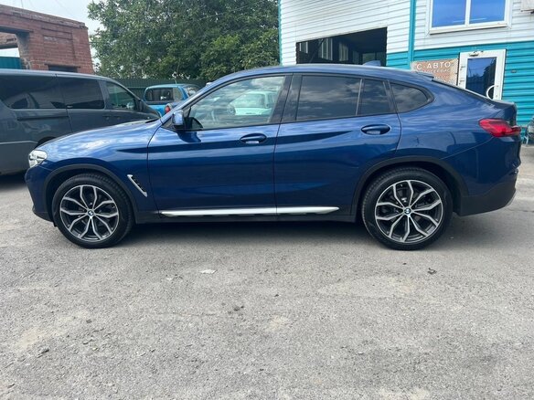 2019 BMW X4 20i II (G02), синий, 4200000 рублей - вид 6