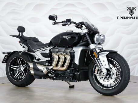 2023 Triumph Rocket 3, чёрный, 2249000 рублей, вид 5