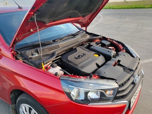 2017 Lada (ВАЗ) Vesta I, красный, 625000 рублей - вид 13