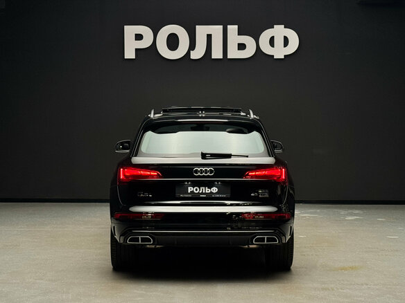 2025 Audi Q5 L 45 TFSI II (FY) Рестайлинг, чёрный - вид 2