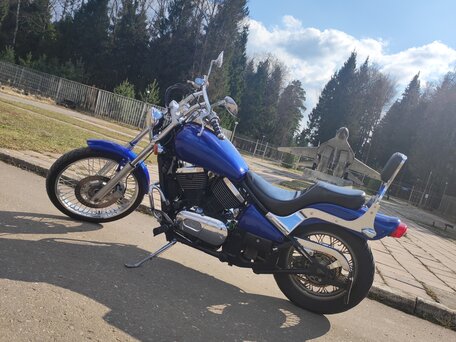 2005 Kawasaki VN800 Vulcan, синий, 800000 рублей, вид 4
