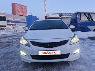 2016 Hyundai Solaris I Рестайлинг, белый, 1050000 рублей, вид 3