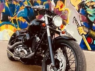 1997 Yamaha XVS400 Drag Star, чёрный, 380000 рублей, вид 2