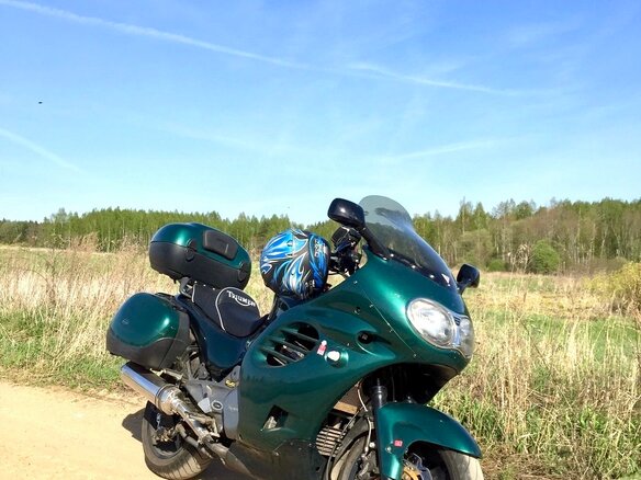 1996 Triumph Trophy 1200, зелёный, 290000 рублей - вид 6