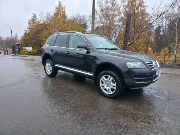 2006 Volkswagen Touareg I, чёрный, 950000 рублей - вид 6