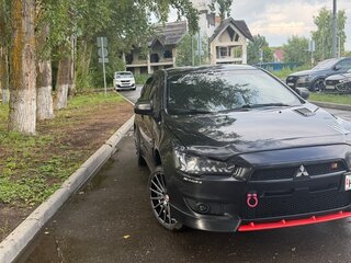 2007 Mitsubishi Lancer X, чёрный, 750000 рублей, вид 5