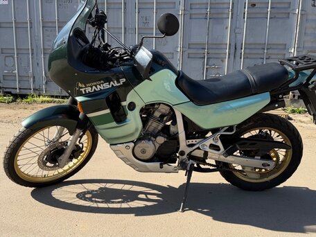 1997 Honda Transalp 400, зелёный, 299000 рублей, вид 2