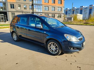 2011 Opel Zafira B Рестайлинг, синий, 680000 рублей, вид 4