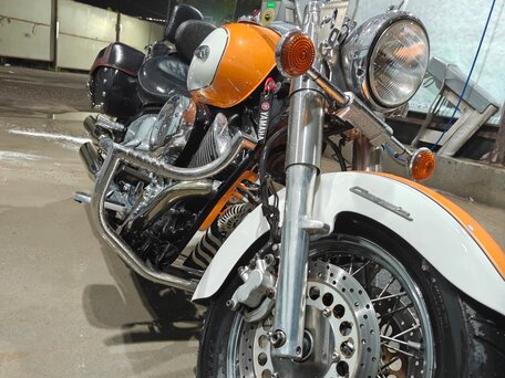 2000 Yamaha XVS1100, оранжевый, 530000 рублей, вид 1