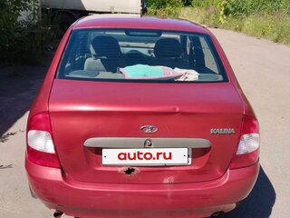 2006 Lada (ВАЗ) Kalina I, красный, 110000 рублей, вид 3