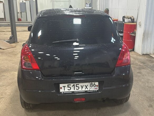 2008 Suzuki Swift AMT III, чёрный - вид 4