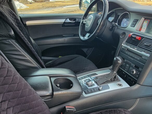2009 Audi Q7 I (4L), чёрный, 1750000 рублей - вид 8