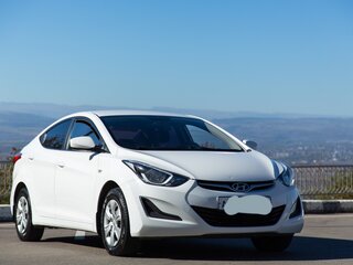 2014 Hyundai Elantra V (MD) Рестайлинг, белый, 900000 рублей, вид 2