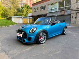 2019 Mini Cabrio JCW John Cooper Works III Рестайлинг, голубой, 3850000 рублей, вид 1